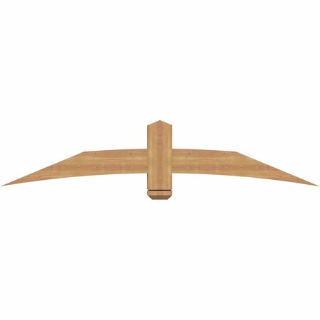 Ekena Millwork Bellingham Timber Gable Bracket, Western Red Cedar, 72"W x 15"H x 3 1/2"D x 5 1/2"F, 5/12 Pitch GBW072X15X0406BEL00SWR